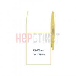 100x130 mm Lamine Termal Etiket 100x130 mm Lamine Termal Etiket