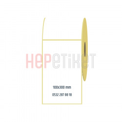 100x300 mm Lamine Termal Etiket