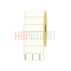 10x30 mm 8'li Bitişik Lamine Termal Etiket 10x30 mm 8'li Bitişik Lamine Termal Etiket