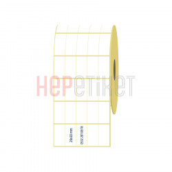 20x30 mm 5'li Bitişik Termal Etiket 20x30 mm 5'li Bitişik Termal Etiket