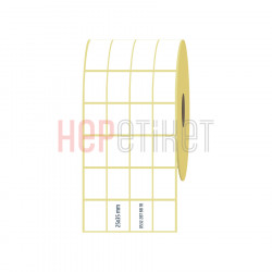 25x35 mm 4'lü Ayrık Kuşe Etiket 25x35 mm 4'lü Ayrık Kuşe Etiket