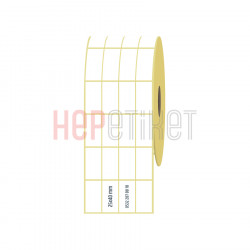 25x40 mm 4'lü Ayrık Kuşe Etiket 25x40 mm 4'lü Ayrık Kuşe Etiket