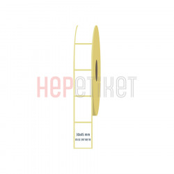 30x45 mm Kuşe Etiket 30x45 mm Kuşe Etiket