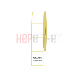 45x55 mm Kuşe Etiket 45x55 mm Kuşe Etiket