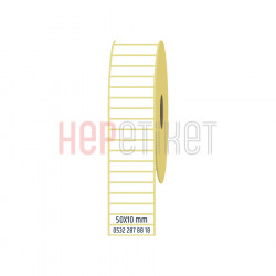 50x10 mm Kuşe Etiket 50x10 mm Kuşe Etiket