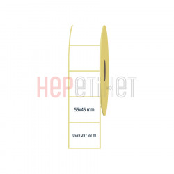 55x45 mm Termal Etiket 55x45 mm Termal Etiket