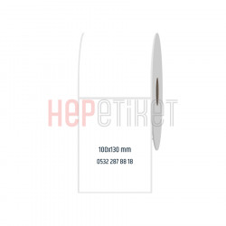 100x130 mm PP Opak Etiket 100x130 mm PP Opak Etiket