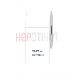 100x150 mm PP Opak Etiket 100x150 mm PP Opak Etiket