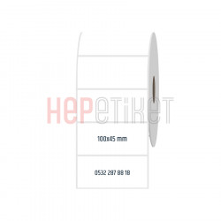 100x45 mm PP Opak Etiket 100x45 mm PP Opak Etiket