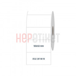 100x50 mm PP Opak Etiket 100x50 mm PP Opak Etiket