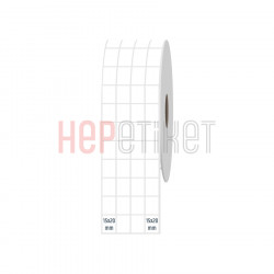 15x20 mm 4'lü Ayrık PP Opak Etiket 15x20 mm 4'lü Ayrık PP Opak Etiket