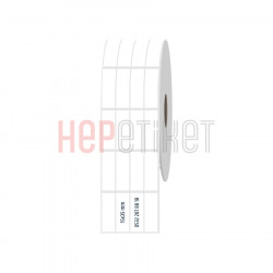 15x35 mm 4'lü Ayrık PP Opak Etiket 15x35 mm 4'lü Ayrık PP Opak Etiket