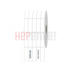 15x50 mm 5'li Ayrık PP Opak Etiket 15x50 mm 5'li Ayrık PP Opak Etiket