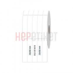 20x100 mm 5'li Ayrık PP Opak Etiket 20x100 mm 5'li Ayrık PP Opak Etiket