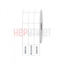 20x50 mm 3'lü Ayrık Fastyre Etiket 20x50 mm 3'lü Ayrık Fastyre Etiket
