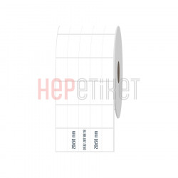 20x50 mm 5'li Bitişik Fastyre Etiket 20x50 mm 5'li Bitişik Fastyre Etiket