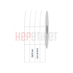 20x75 mm 4'lü Ayrık Fastyre Etiket 20x75 mm 4'lü Ayrık Fastyre Etiket