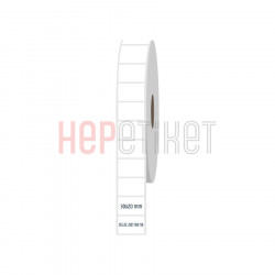 30x20 mm PP Opak Etiket 30x20 mm PP Opak Etiket