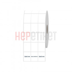 30x40 mm 3'lü Ayrık PP Opak Etiket 30x40 mm 3'lü Ayrık PP Opak Etiket