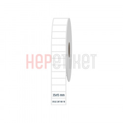 35x15 mm PP Opak Etiket 35x15 mm PP Opak Etiket