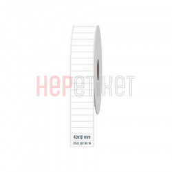 40x10 mm PP Opak Etiket 40x10 mm PP Opak Etiket
