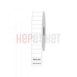 40x15 mm PP Opak Etiket 40x15 mm PP Opak Etiket