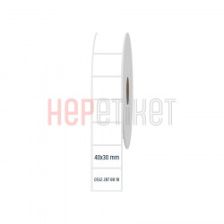 40x30 mm PP Opak Etiket 40x30 mm PP Opak Etiket
