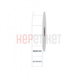 40x40 mm PP Opak Etiket 40x40 mm PP Opak Etiket