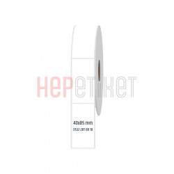 40x85 mm PP Opak Etiket 40x85 mm PP Opak Etiket