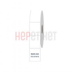 45x55 mm PP Opak Etiket 45x55 mm PP Opak Etiket