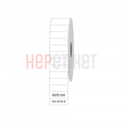 45x15 mm PP Opak Etiket 45x15 mm PP Opak Etiket