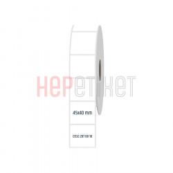 45x40 mm PP Opak Etiket 45x40 mm PP Opak Etiket