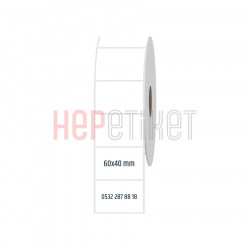 60x40 mm Fastyre Etiket 60x40 mm Fastyre Etiket