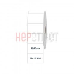65x40 mm Fastyre Etiket 65x40 mm Fastyre Etiket
