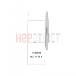70x90 mm PP Opak Etiket 70x90 mm PP Opak Etiket