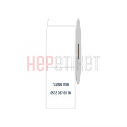 75x100 mm PP Opak Etiket 75x100 mm PP Opak Etiket