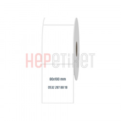 80x100 mm PP Opak Etiket 80x100 mm PP Opak Etiket