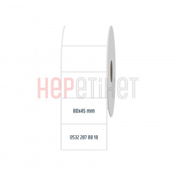 80x45 mm PP Opak Etiket 80x45 mm PP Opak Etiket