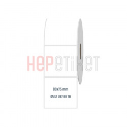 80x75 mm PP Opak Etiket 80x75 mm PP Opak Etiket
