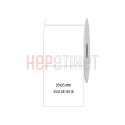 95x95 mm PP Opak Etiket 95x95 mm PP Opak Etiket