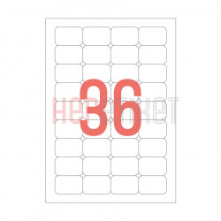 45x30 mm Yuvarlak Kenar Lazer Etiket