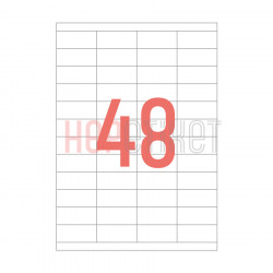 52.5x23 mm Düz Kenar Lazer Etiket 52.5x23 mm Düz Kenar Lazer Etiket