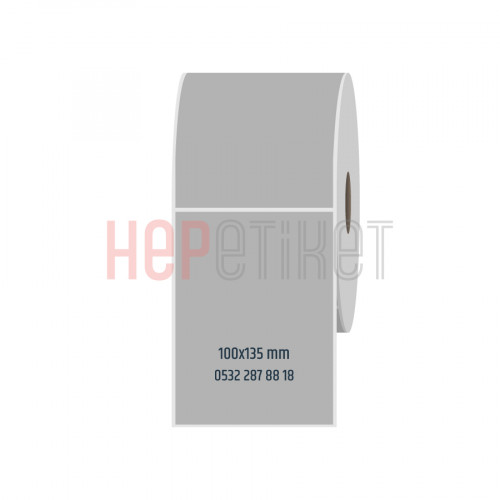 100x135 mm Silvermat Etiket