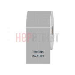 100x150 mm Silvermat Etiket