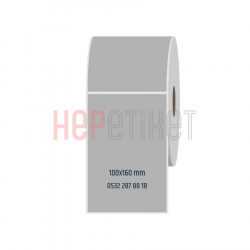 100x160 mm Silvermat Etiket