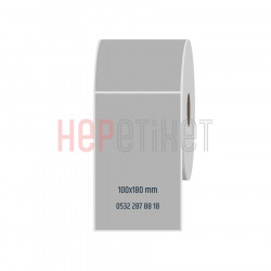 100x180 mm Silvermat Etiket