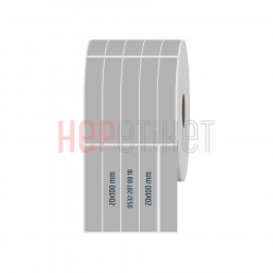 20x100 mm 5'li Ayrık Silvermat Etiket 20x100 mm 5'li Ayrık Silvermat Etiket