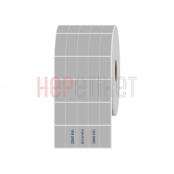 20x40 mm 5'li Bitişik Silvermat Etiket 20x40 mm 5'li Bitişik Silvermat Etiket