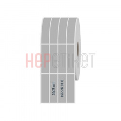 20x75 mm 4'lü Ayrık Silvermat Etiket 20x75 mm 4'lü Ayrık Silvermat Etiket