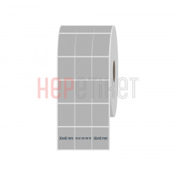 30x40 mm 3'lü Bitişik Silvermat Etiket 30x40 mm 3'lü Bitişik Silvermat Etiket